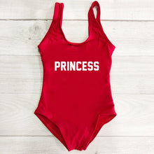 Load image into Gallery viewer, Mother and Daughter PRINCESS Letter Print One Piece Swimwear