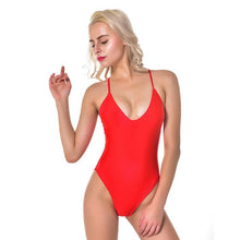 Load image into Gallery viewer, Sexy Cross Back One Piece Swimsuit