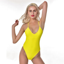 Load image into Gallery viewer, Sexy Cross Back One Piece Swimsuit